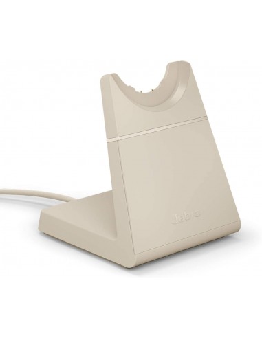 Jabra Evolve2 65 Stereo Stand Beige