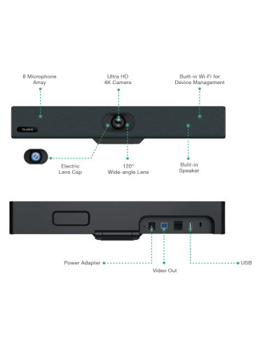 Yealink UVC34 All-in-One USB Video Bar