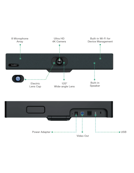 Yealink UVC34 All-in-One USB Video Bar