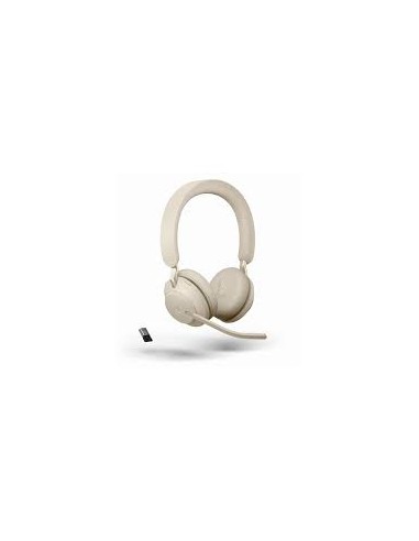 Jabra Evolve2 65 Stereo Stand Beige