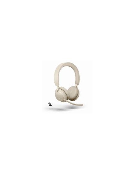 Jabra Evolve2 65 Stereo Stand Beige