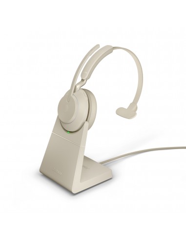 Jabra Evolve2 65 Mono Stand Beige