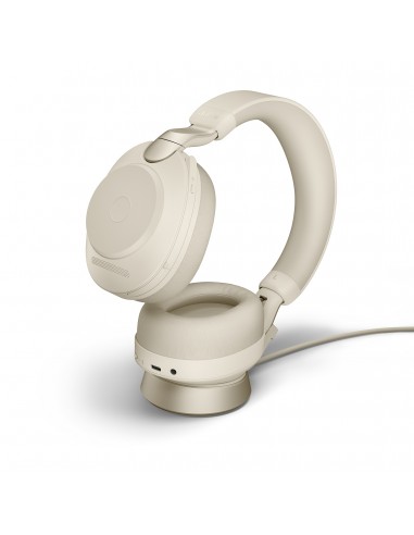 Jabra Evolve2 85 Stereo Stand Beige